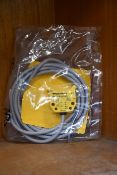 An as new Turck inductive proximity sensor (Ni4-DS20-2AP6X2, 165022).