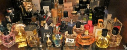 A quantity of assorted part used parfum/eau de toilettes to include Chanel, Mugler, Zara and Juicy