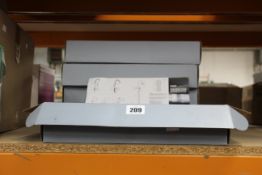 Five boxed as new mixer taps.