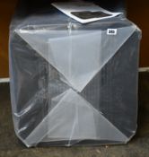 An as new Genelec subwoofer 7370 AP smart active monitor in black (Type: 7370AP-6, 6438128102520) (