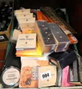 A quantity of as new/pre-owned makeup pallets, eyeliners, lips gloss, lip pencil and nail varnish.