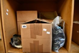 A quantity of RWO Marine parts to include; Furler drum dinghies, Tiller Universal UJ joints and