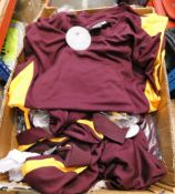 A quantity of as new Boronia quick dry breathable contrast polo shirts and T-shirt (Assorted