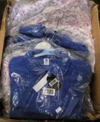 A box of ladies Marlon Pink Sprig night wear and ladies Lady LGA bed jackets.
