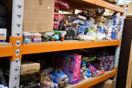 A large quantity of toys, games and related items to include Warhammer, Ravensburger and others.