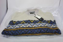 An as new Scotch & Soda multi coloured jumper (XL).
