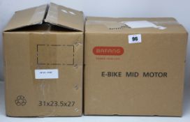 Two Bafang E-Bike Mid Motors.