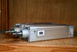 Two pre-owned Festo standard cylinders (DNC-63-160-PPV-A).
