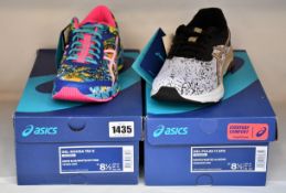 Two pairs of women's as new Asics trainers; Gel-Pulse 11 SPS (UK 6.5) and Gel-Noosa Tri 11 (UK 6.