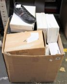 A quantity of as new footwear to include Geox, Onitsuka Tiger, Clarkes, Blowfish, Pretty Little