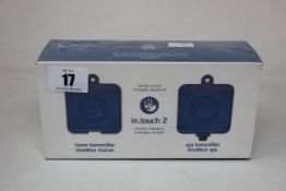 A boxed as new Gecko in.touch 2 wifi kit for free flow spas and endless pools.