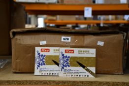 A large quantity of as new XSG metallic multi-colour pens (Ten pens per pack, approximately 80