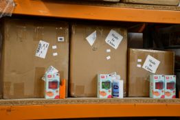 A large quantity of boxed as new Mom & Pea Baby Flaky Clouds Forks and Spoons (Approximately 250).