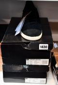 Two pairs of as new Adidas Busenitz Vintage trainers (UK 10.5).