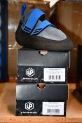 Two pairs of as new Unparallel Engage VCS rock climbing shoes (UK 9).