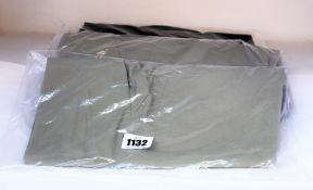 Four pair of men’s as new Arc’Teryx Veilance Spere pants, two in moondust and two in black (All