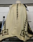 An as new Petar Petrov Catia printed silk twill sleeveless top with draped side details and light