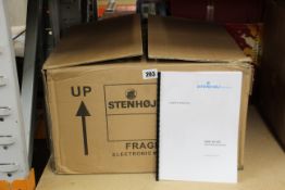 A boxed as new Stenhoj Sweden gas and smoke analyser (SGA 40 UK).