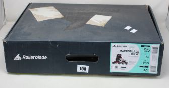 A pair of women's as new Macroblade 80 Rollerblades (UK 7.5).