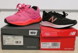 A pair of woman's New balance Warisll3 trainers (UK 3.5) and a pair of men's New Balance 57/40