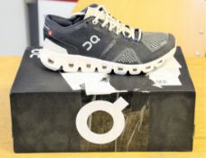 A pair of women's as new On Running Cloud X trainers (UK 3.5).