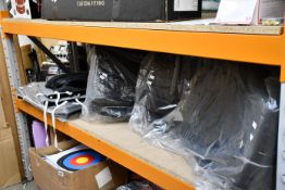 Two Cobra Motorsport Bucket Seats with Headrests in black along with other accessories, all as new.