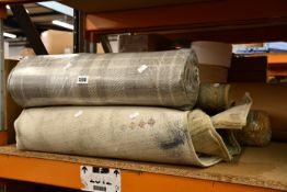 A Benuta Mythos rug in beige, a Fleko Flomi 550 beige classic rug, a Flair Rugs Loch Kilbirnie