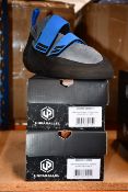 Two pairs of as new Unparallel Engage VCS rock climbing shoes (UK 6).