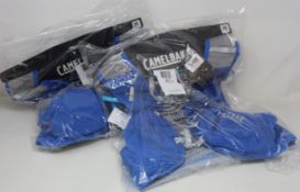 Five as new Camelbak Ultra Pro Running Vests 7L with 1L/34oz Hydration in Nautical Blue (M).