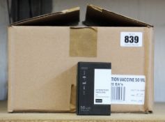 Twenty boxed as new NIOD Hydration Vaccine HV (50ml).