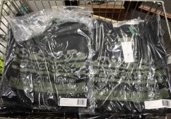 Fourteen as new G-Star Raw Originals Sweatshirts in black with green (Various sizes).