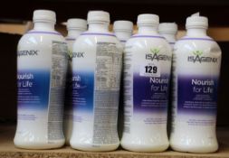 Seven Isagenix Nourish for Life food supplement (946ml).