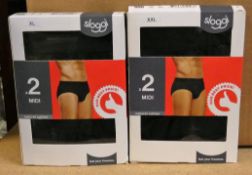 A quantity of assorted as new Sloggi underwear.