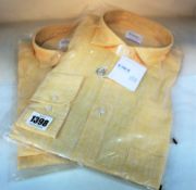 Two as new Oscar of Sweden shirts (Sizes 44 and 46).