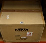 Four boxed as new Train Hard - Power Press - Complete Push-Up Training Systems.