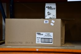 Forty boxes of ten Gillette Mach3 Turbo razor blades (4 pack).