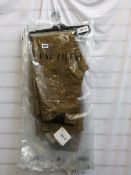 Five pairs of as new Pal Zileri trousers in Camel and Brown (Sizes 3x 36, 1x 34 and 1x 32).