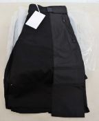 Four pairs of as new A.C.W. core mod lux shorts in black (L).