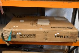 An Onkron TS1881 television stand in black.