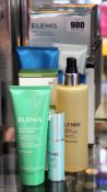 Eight Elemis hydra-boost sensitive day cream (50ml), an Elemis superfood vital veggie mask (75ml),