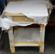 A Bramblecrest Burlington Cream Lamp Table.