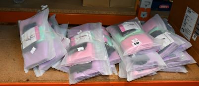 Twenty packets of Very Well hip resistance bands (Three bands per packet).