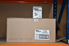 Forty boxes of ten Gillette Mach3 Turbo razor blades (4 pack).