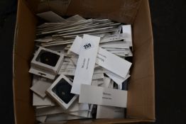 A quantity of Mercase Apple pencil holders and a quantity of leather cases for Airpod.