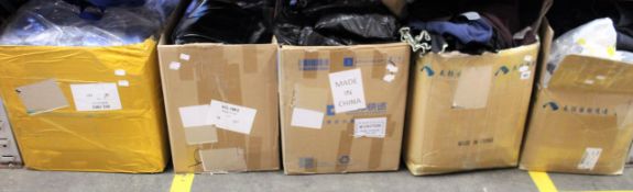 A quantity of miscellaneous clothes, bags, backpacks and related.