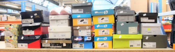 Twenty two pairs of miscellaneous as new shoes/trainers and related to include Reebok, Vans, Ted