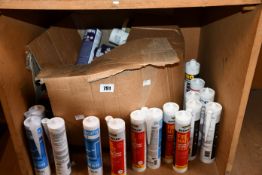 A large quantity of sealants, adhesives and related items to include Arbokol 1000, Soudal Silirub