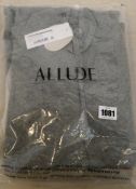 An as new Allude 70% cotton 30% Cashmere grey twinset (Size S).