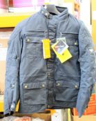An as new Merlin Yoxall ll navy wax jacket (4XL).
