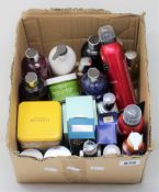A box of assorted toiletries to include Rituals, L'Occitane, Molton Brown, Estee Lauder and Kiehl'